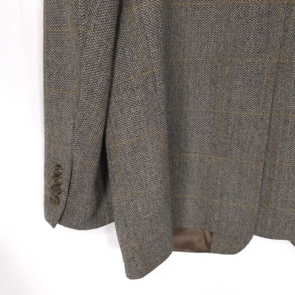 CHAPS RALPH LAUREN Sport Coat 46T‎ 100% PURE NEW WOOL Vintage CANADA MADE Blazer